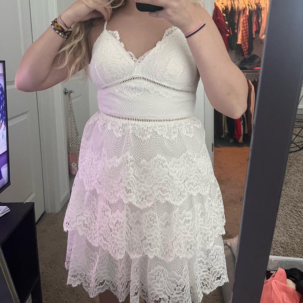 White Lace Dress